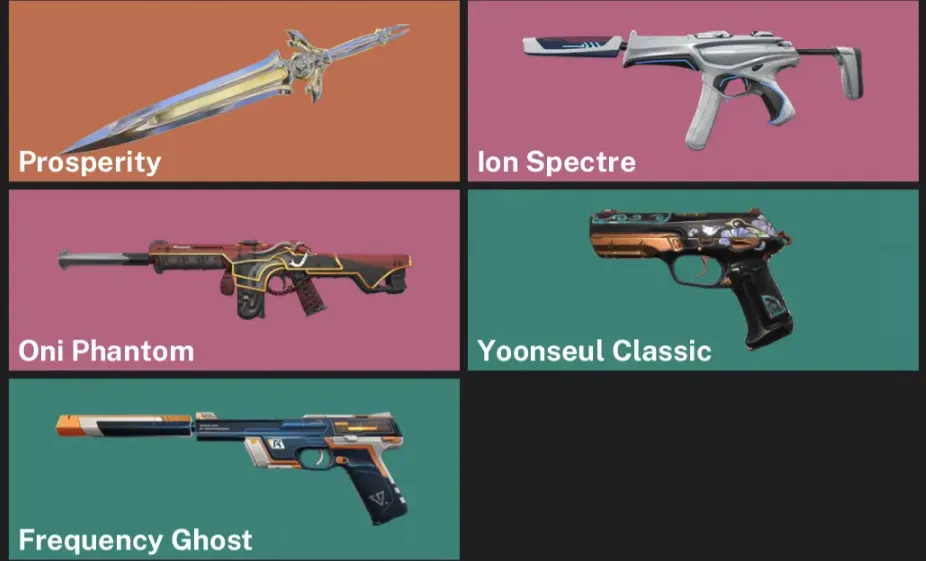 ✨ EU 🦊(5) Skins 🐙Prosperity 🎭Ion Spectre 🎮Oni Phantom 🐬Yoonseul Classic 🔮Frequency Ghost 🎯V25 📂 Mail Changeable 📦 Instant Delivery ⚡ Safe/Fast 🔐 Full Access